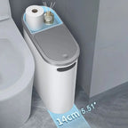 Lixeira Para Banheiro Moderna 10 Litros - Branco