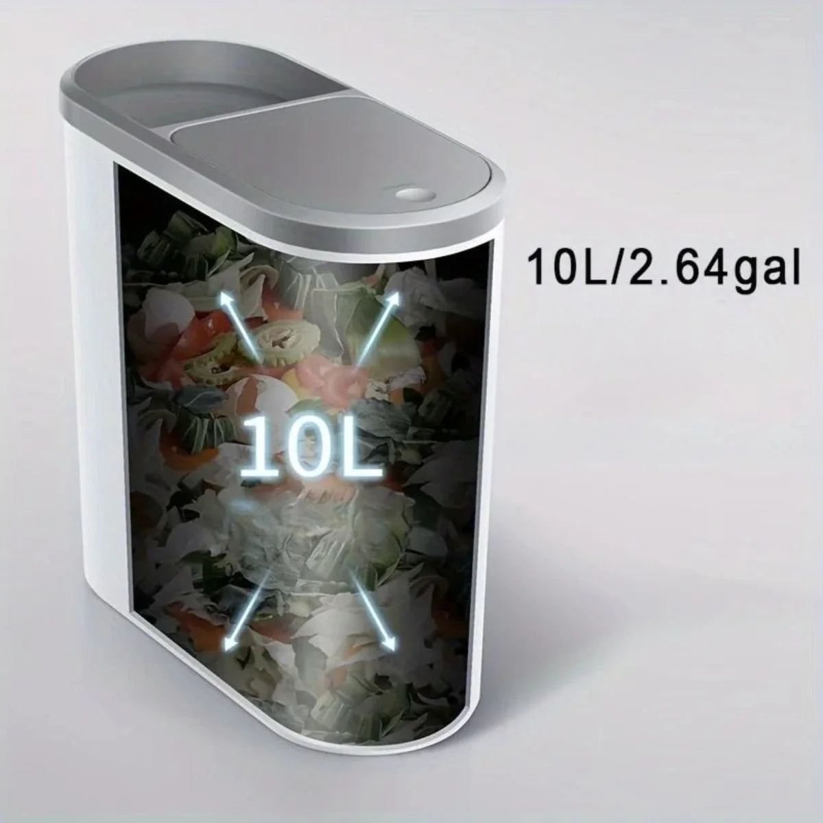 Lixeira Para Banheiro Moderna 10 Litros - imagem do produto 4