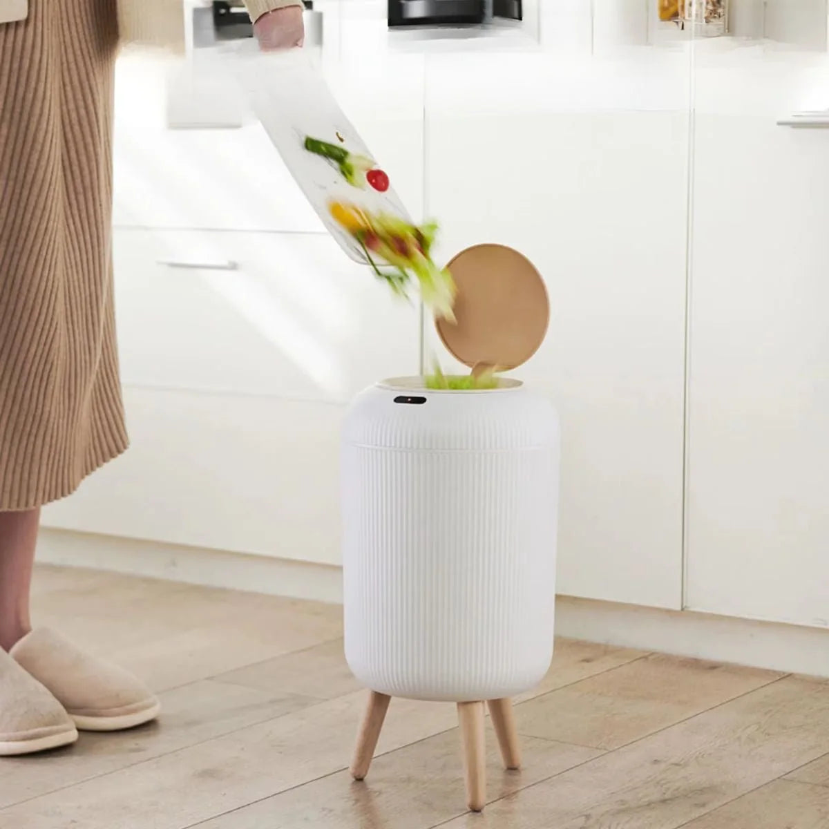 Lixeira Para Banheiro Moderna Com Sensor Inteligente - imagem do produto 8