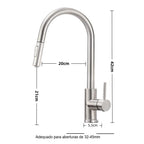 Torneira Gourmet para Cozinha Monocomando Extensível Royal Flex - imagem 4