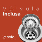 Cuba de Embutir Redonda em Inox Polido 37 cm Royal - imagem 3