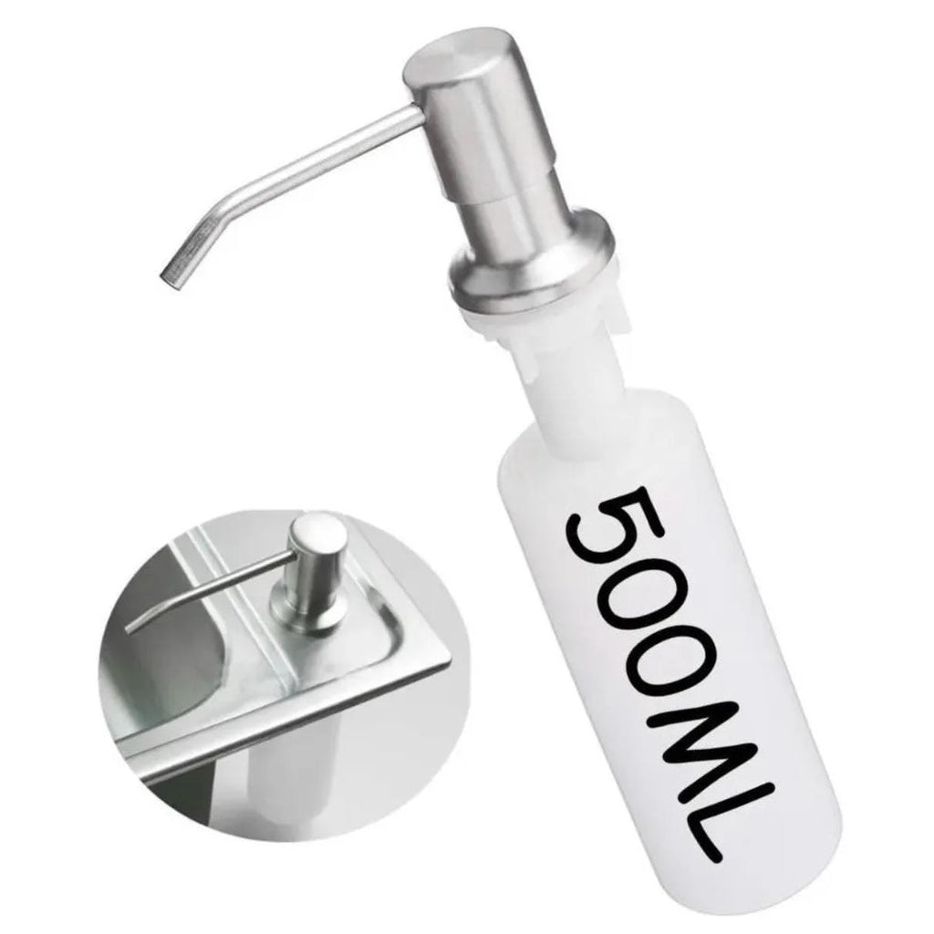 Dispenser de Detergente de Embutir Cromado 500 ml Royal - imagem 1
