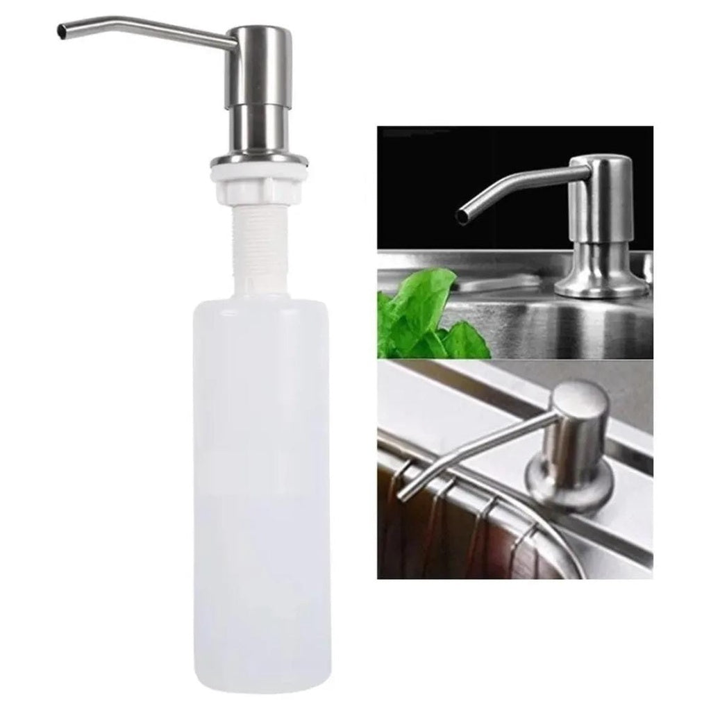 Dispenser de Detergente de Embutir Cromado 500 ml Royal - imagem 2