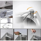 Dispenser de Detergente de Embutir Cromado 500 ml Royal - imagem 5