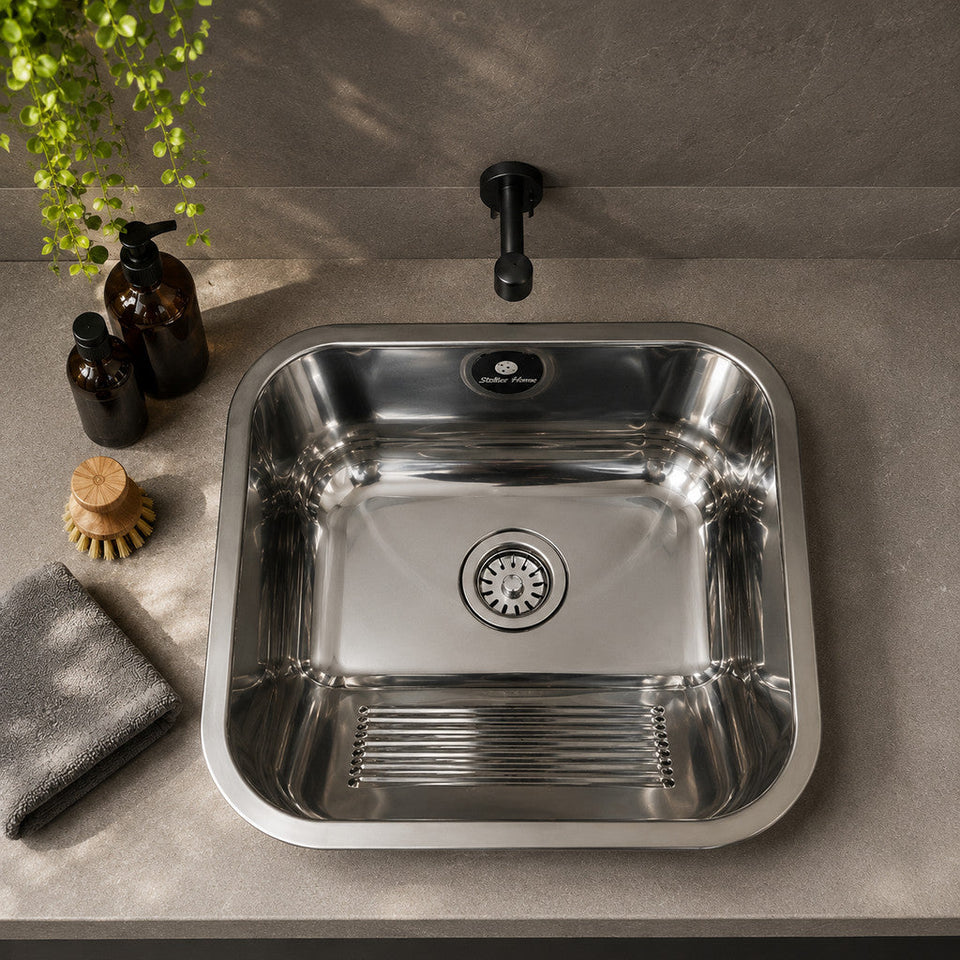 Tanque para Lavanderia 40x34 cm Inox 304 Polido Royal - imagem 3