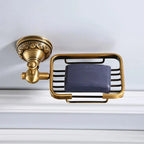 Porta Sabonete Luxo Dourado Escovado GoldenGleam - imagem do produto 3