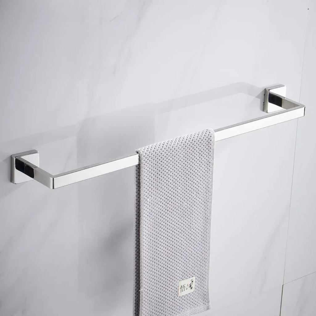 Porta Toalha Para Banheiro Cromado Premium - foto principal
