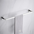 Porta Toalha Para Banheiro Cromado Premium - foto principal