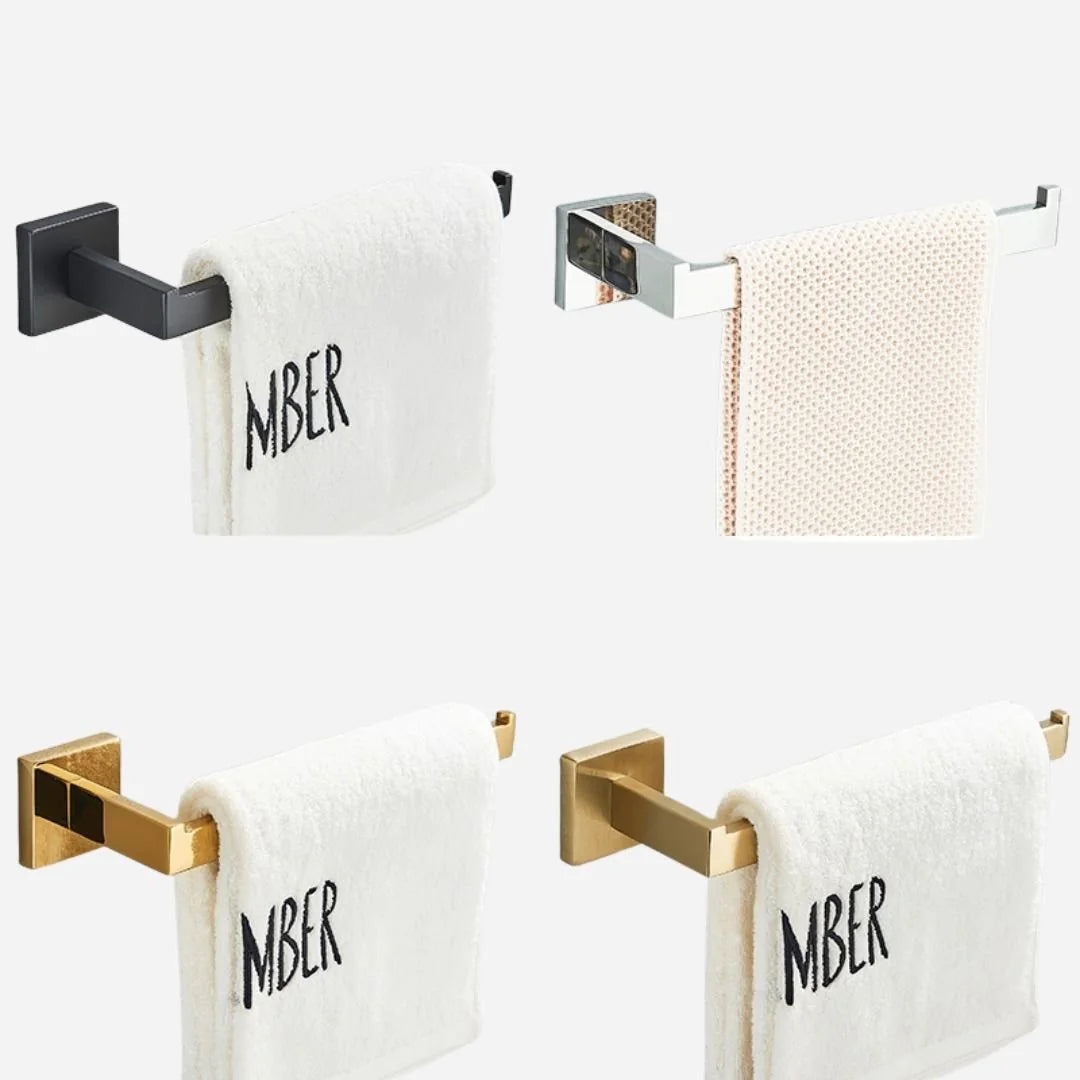 Porta Toalha Rosto Para Banheiro 26cm Aço Inoxidável - foto principal