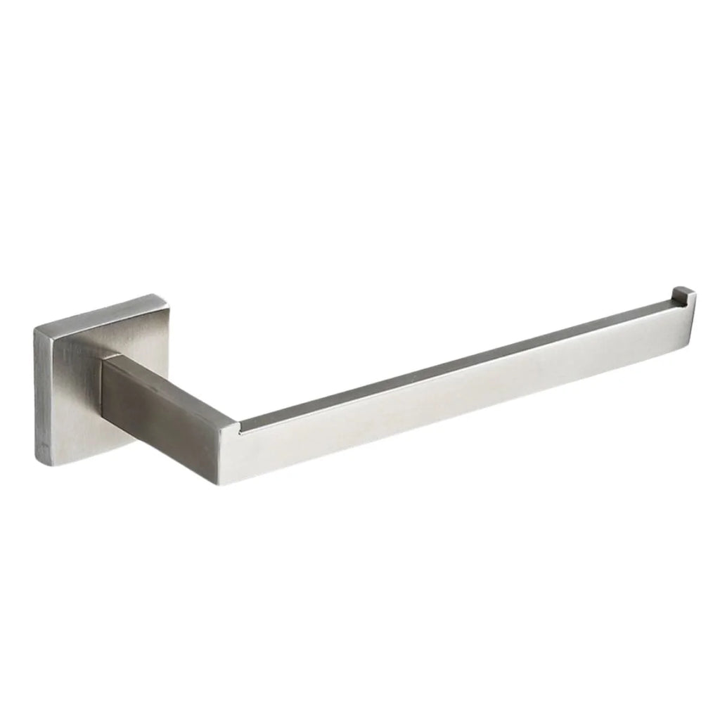 Porta Toalha Rosto Para Banheiro 26cm Aço Inoxidável - Porta Toalha Rosto Níquel Escovado