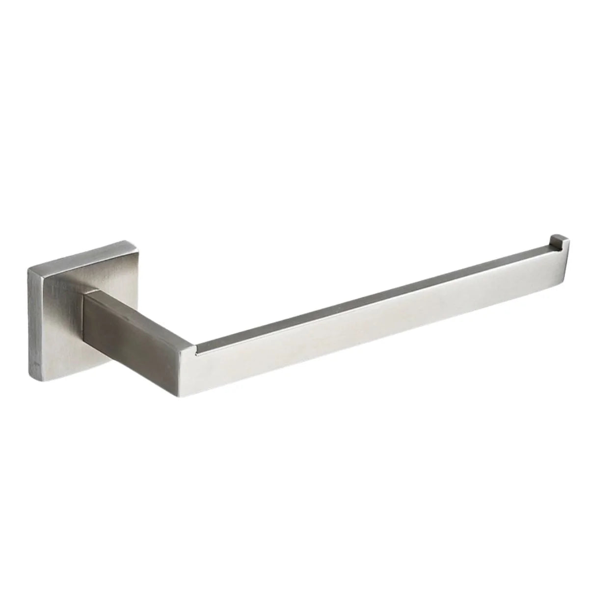 Porta Toalha Rosto Para Banheiro 26cm Aço Inoxidável - Porta Toalha Rosto Níquel Escovado