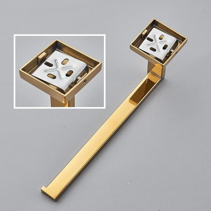 Porta Toalha Rosto Para Banheiro 26cm Aço Inoxidável - imagem do produto 6