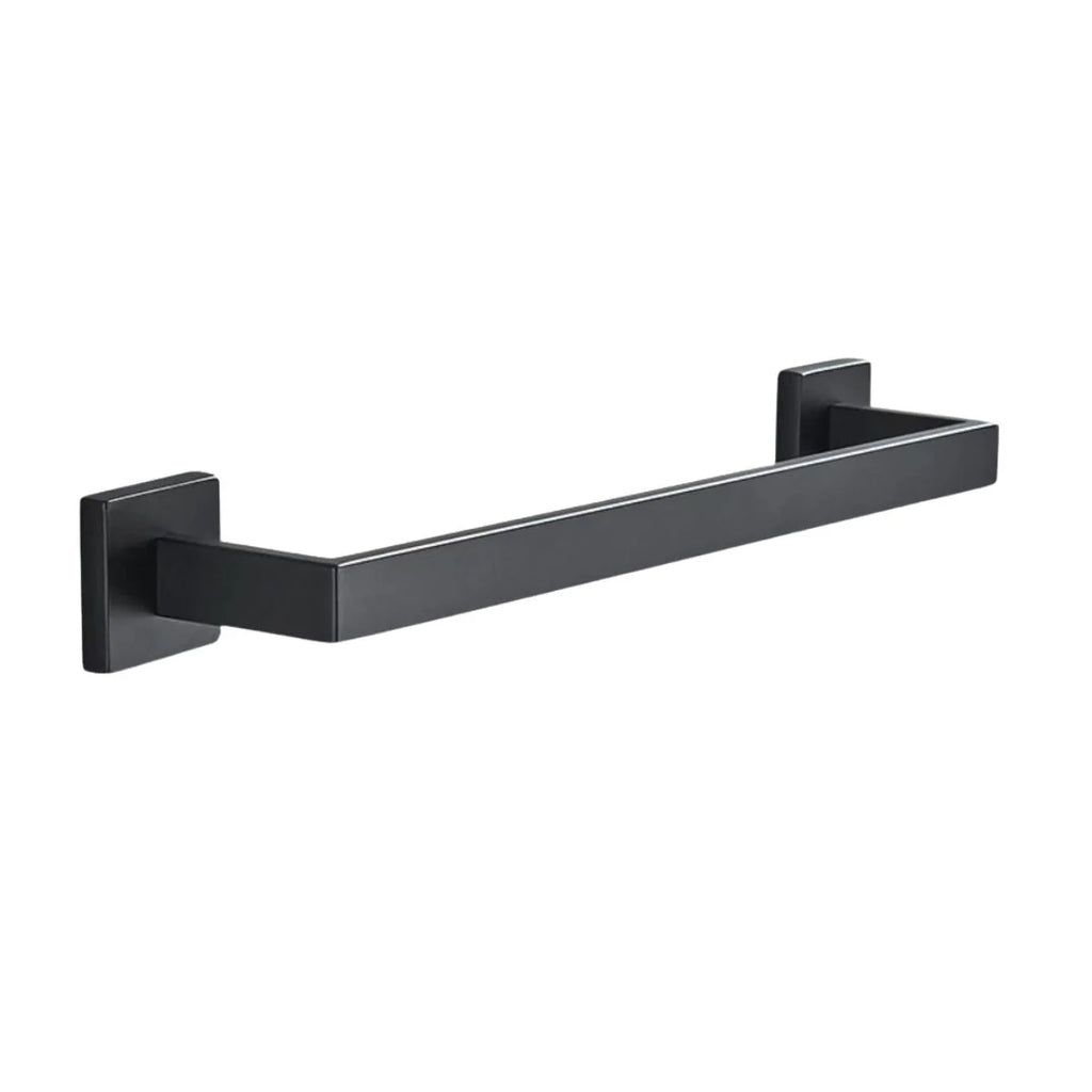 Porta Toalhas Para Banheiro Inox 40cm - Porta Toalhas Para Banheiro Preto