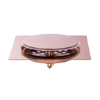 Ralo De Banheiro Click Inteligente 10x10 cm Inox rosé - rosé