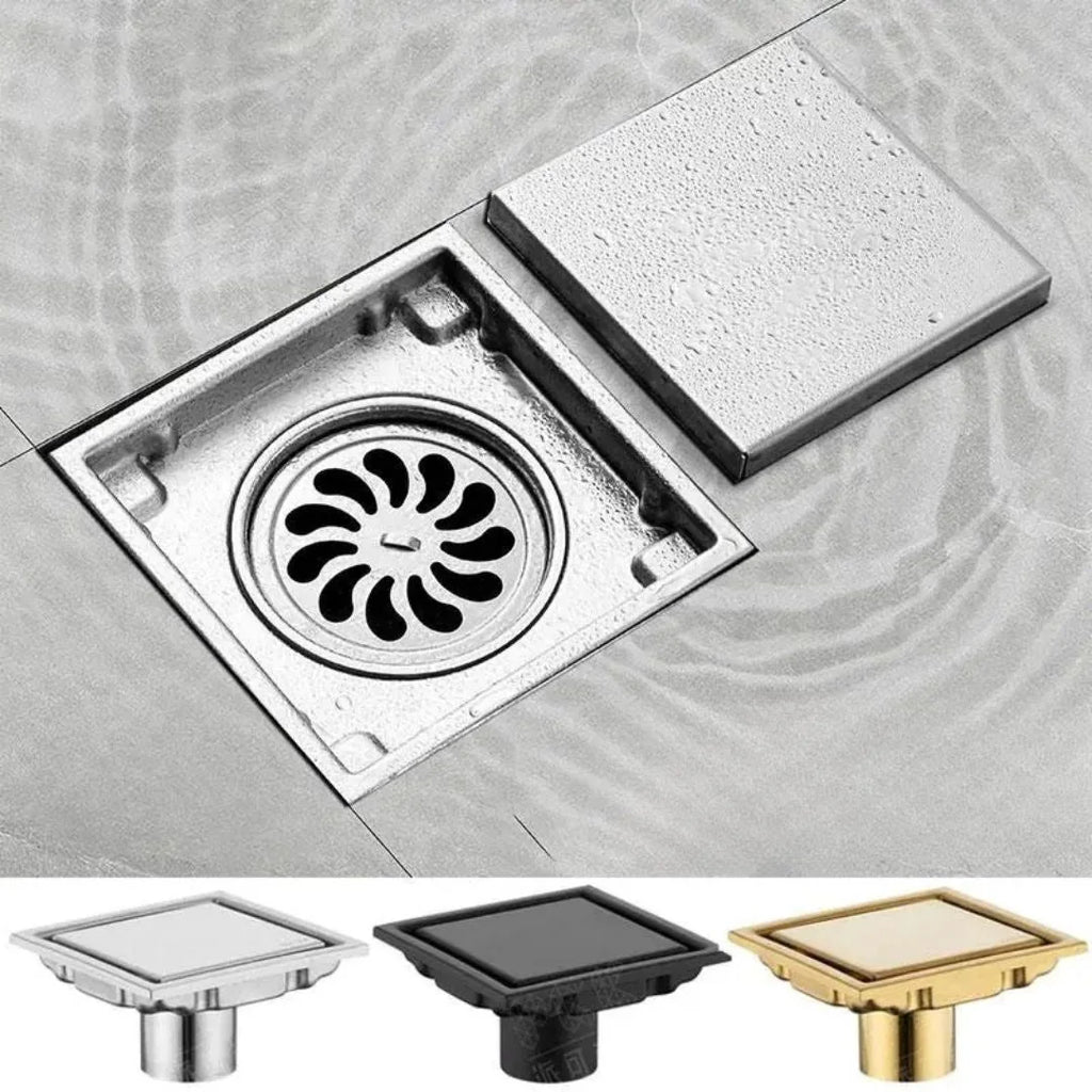 Ralo Para Banheiro Anti Odor Aço Inoxidável 304 - foto principal
