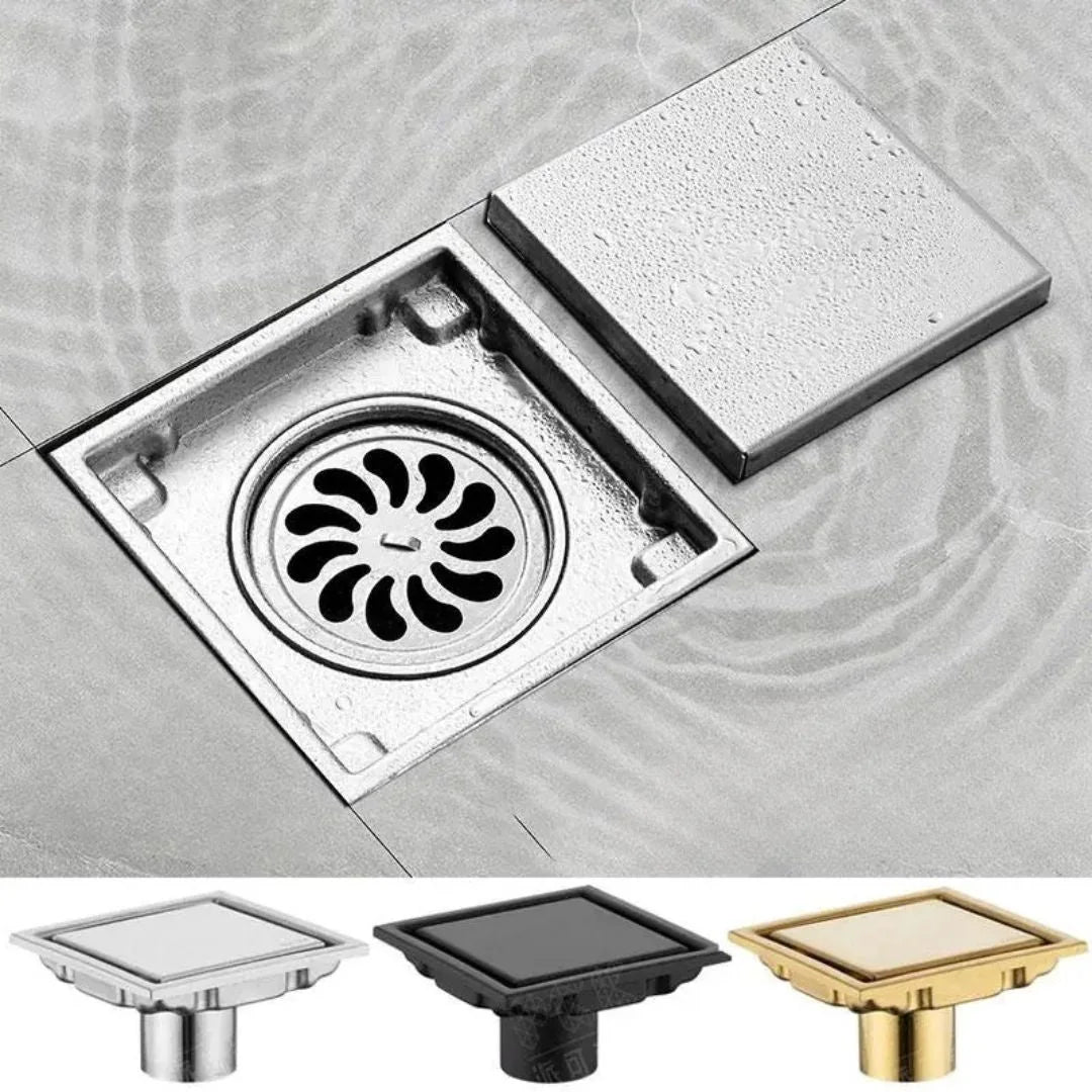 Ralo Para Banheiro Anti Odor Aço Inoxidável 304 - foto principal