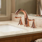 Torneira Vintage Alça Dupla — Rose Gold — ambiente conforme referência — revisão 2