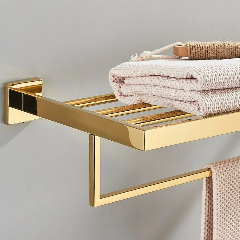 Suporte De Toalha Para Banheiro 40cm Aço inoxidável 304 - imagem do produto 4