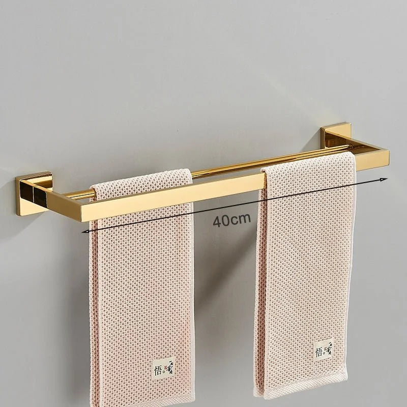 Suporte De Toalha Para Banheiro 40cm Aço inoxidável 304 - imagem do produto 8