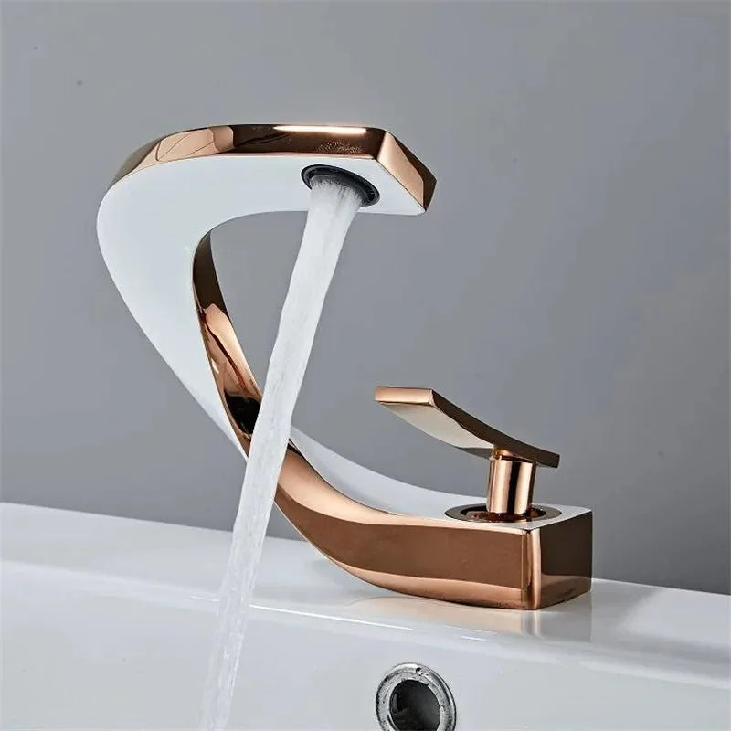 Torneira Gourmet Monocomando Para Banheiro Luxo AquaElite - Rose