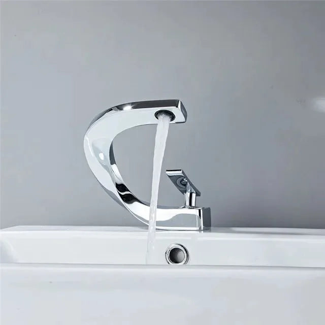 Torneira Gourmet Monocomando Para Banheiro Luxo AquaElite - Cromado