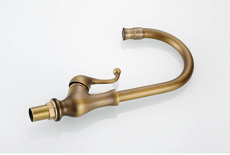 Torneira Gourmet Para Cozinha Monocomando Antique Bronze Rotação 360 - imagem do produto 7