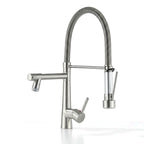 Torneira gourmet monocomando Royal Gourmet Pro cromada com mola e ducha extensível, foto em fundo branco - Torneiras Royal