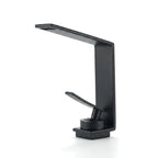 Torneira LuxStream monocomando cascata para banheiro acabamento preto fosco, foto de catálogo em fundo branco