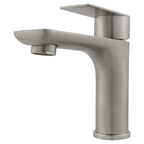 Torneira monocomando Luxury para lavatório brushed nickel Royal