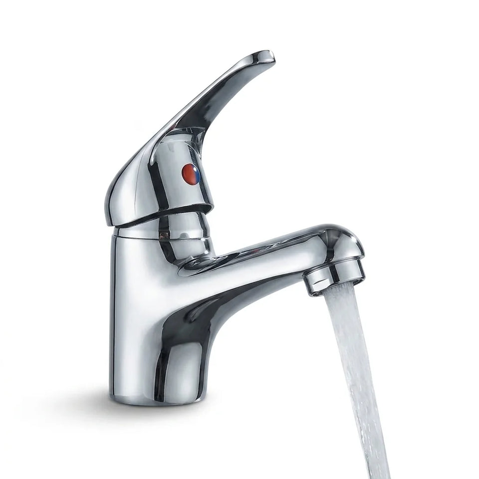 Torneira Monocomando Para Banheiro Royal Signature cromada com design compacto - Torneiras Royal