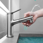 Torneira Para Banheiro Monocomando Misturador 3 Funções Com Bica Extensível Inox 304 - imagem do produto 7