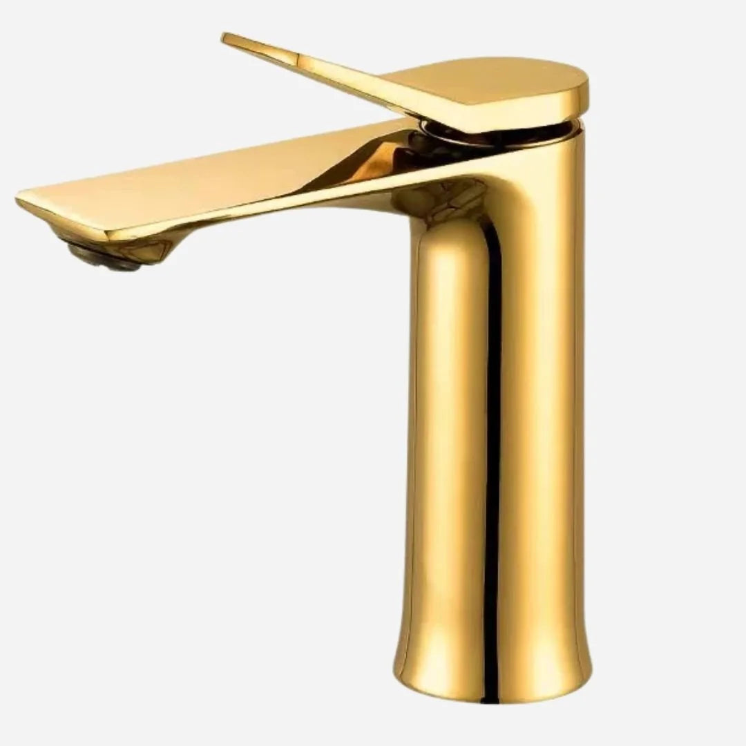 Torneira Para Banheiro Monocomando Misturador Bica Baixa Essence - Dourado