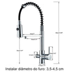Torneira Para Cozinha Gourmet Articulada Com Filtro - imagem do produto 2