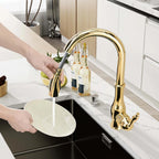 Torneira Para Cozinha Monocomando Misturador Gourmet Extensível Royal Class - imagem do produto 4