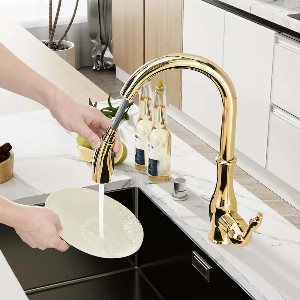 Torneira Para Cozinha Monocomando Misturador Gourmet Extensível Royal Class - imagem do produto 4