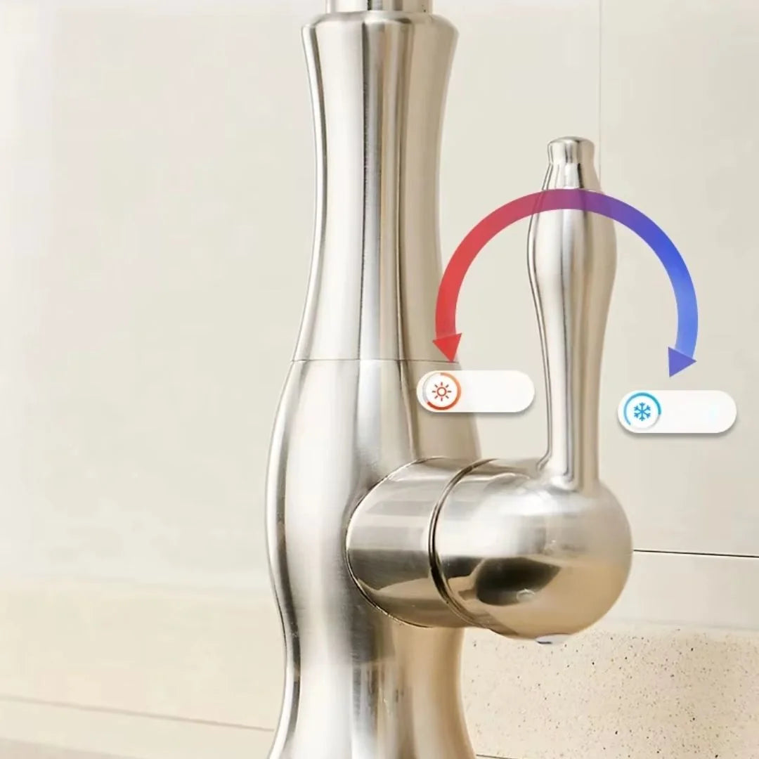 Torneira Para Cozinha Monocomando Misturador Gourmet Extensível Royal Class - imagem do produto 7