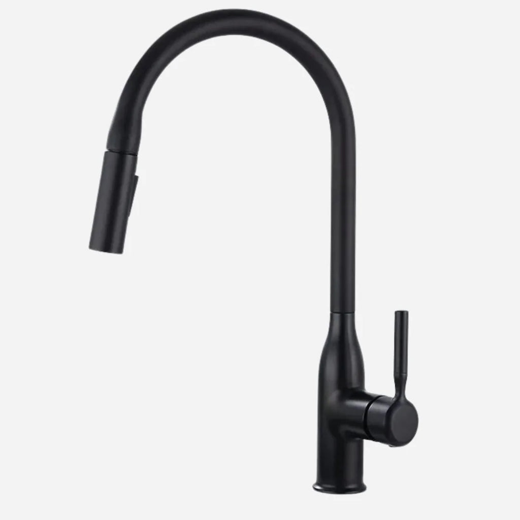 Torneira Para Cozinha Monocomando Misturador Pull Out Royal Pristine - Preto
