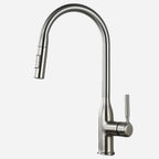 Torneira Para Cozinha Monocomando Misturador Pull Out Royal Pristine - Níquel Escovado