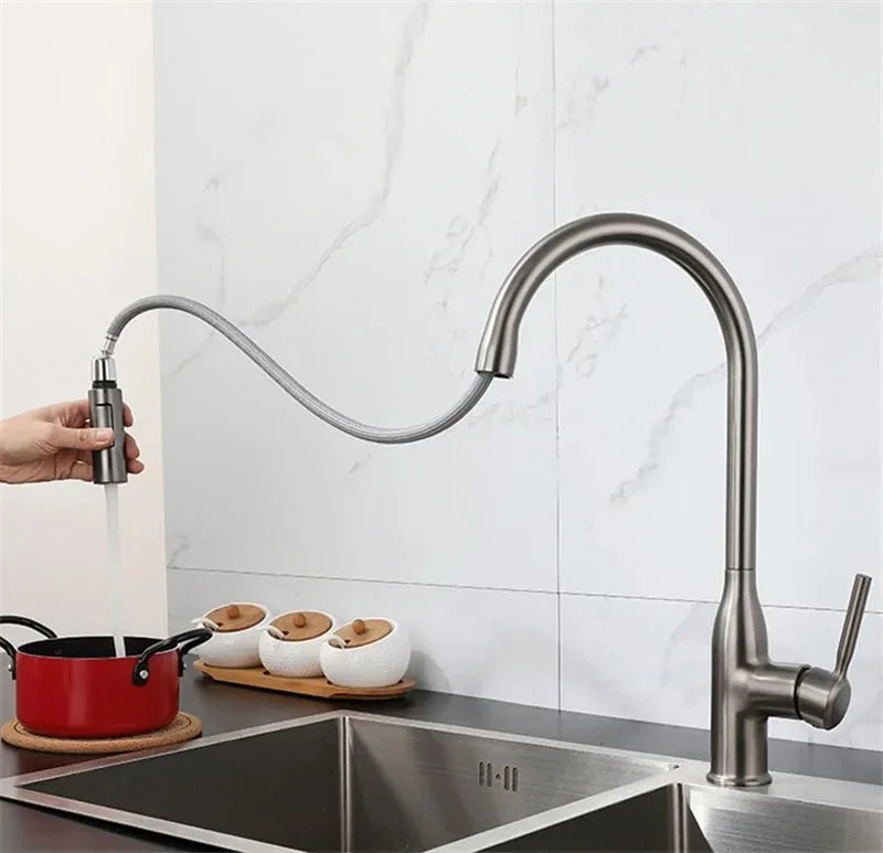 Torneira Para Cozinha Monocomando Misturador Pull Out Royal Pristine - imagem do produto 5