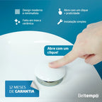 Válvula Click Banheiro Aço Inox 201 Acabamento Em Cerâmica Branca - imagem do produto 3