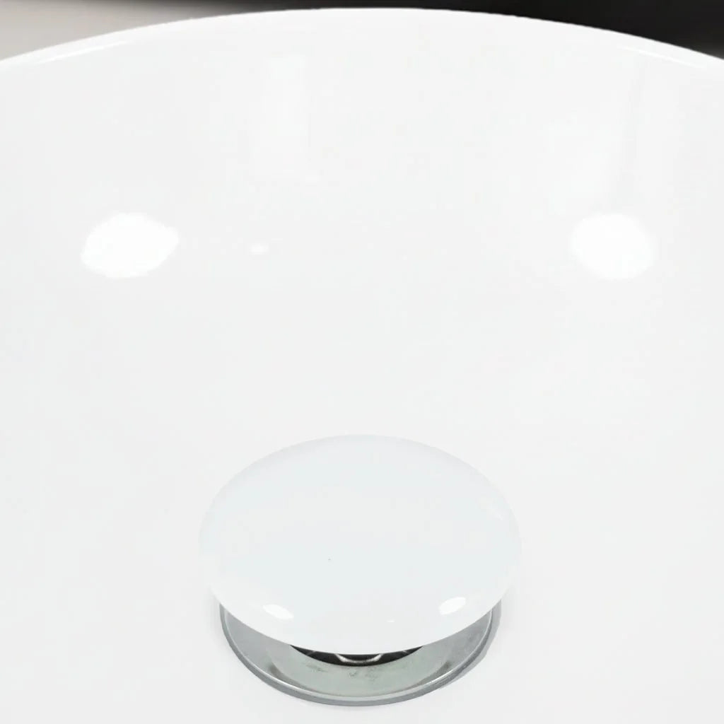 Válvula Click Banheiro Aço Inox 201 Acabamento Em Cerâmica Branca - imagem do produto 6