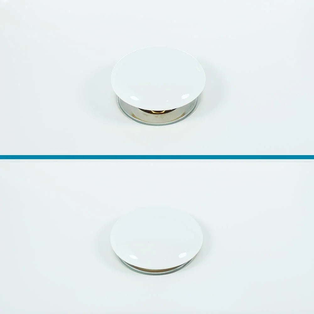 Válvula Click Banheiro Aço Inox 201 Acabamento Em Cerâmica Branca - imagem do produto 9