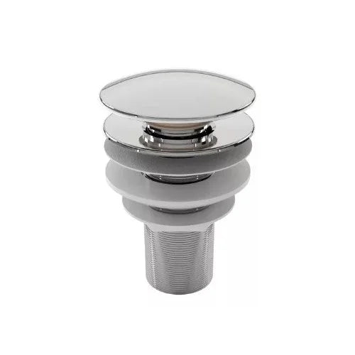 Válvula Click Pia Banheiro Lavabo ABS Com Tampa Inox Para Cubas Porcelana e Vidro - foto principal