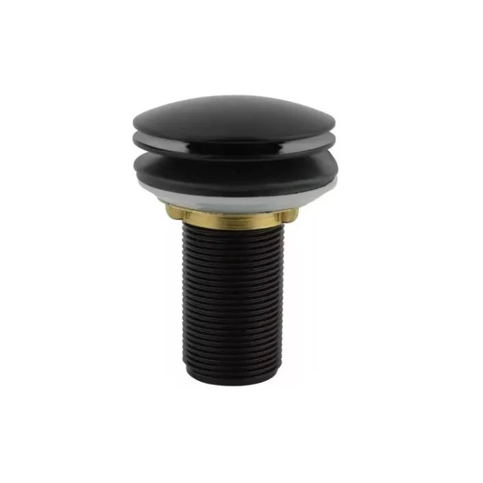 Válvula Click Pia Banheiro Lavabo Metal Preta 7/8 Para Cuba De Banheiro - foto principal