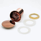 Válvula Click Pia Banheiro Lavabo P/ Cuba Pia rosé de 4cm - rosé